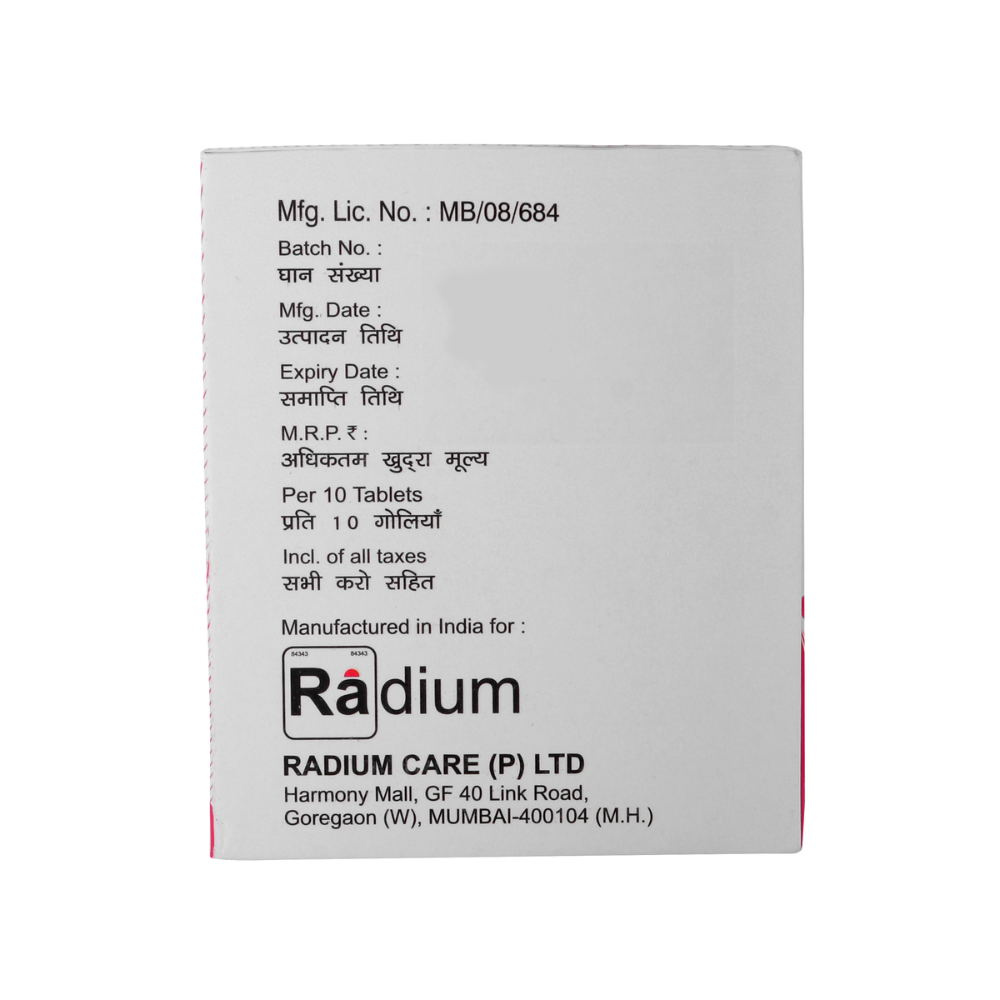 Bactronil-CV 625 Radium