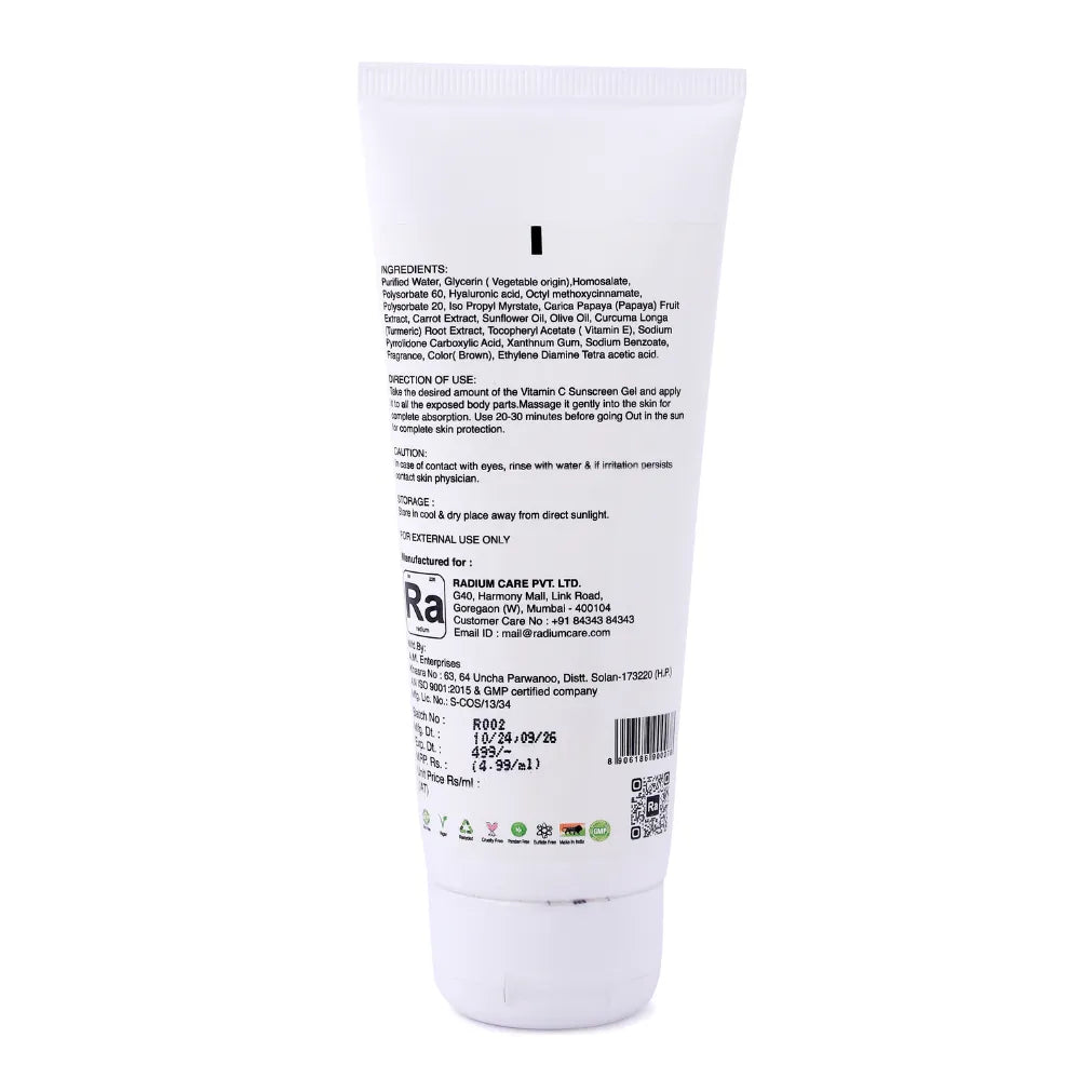 Vitamin-C gel sunscreen