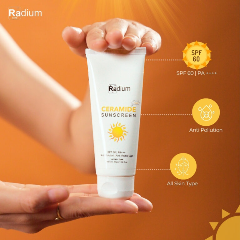 Best sunscreen for every skin – Radium Ceramide Sunscreen."