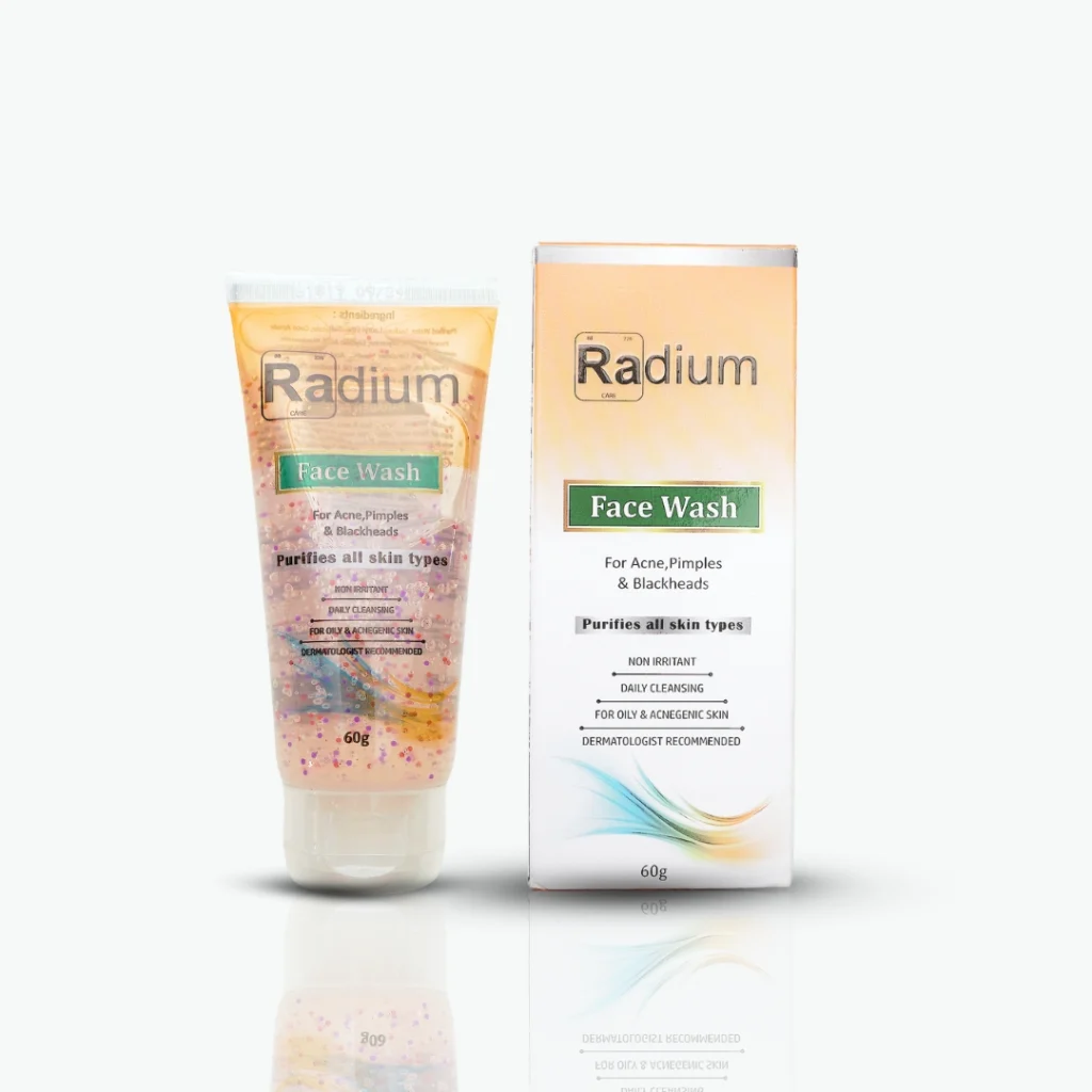 Radium facewash