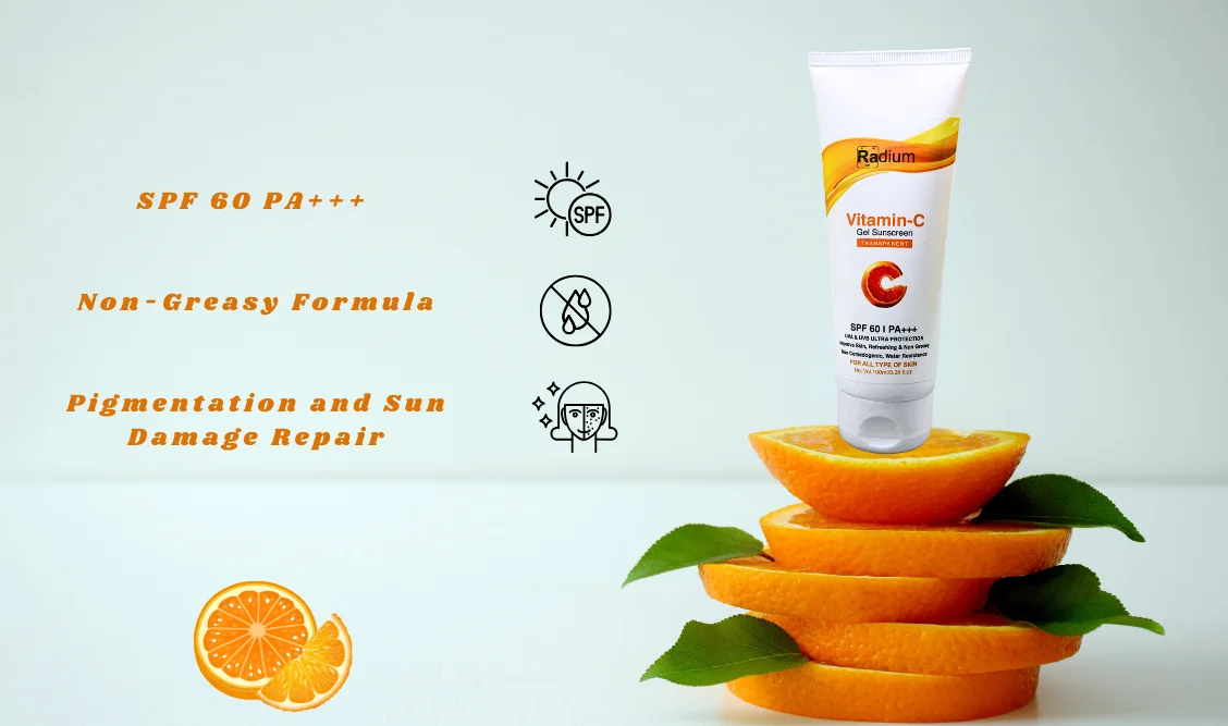 radium vitaminc gel sunscreen