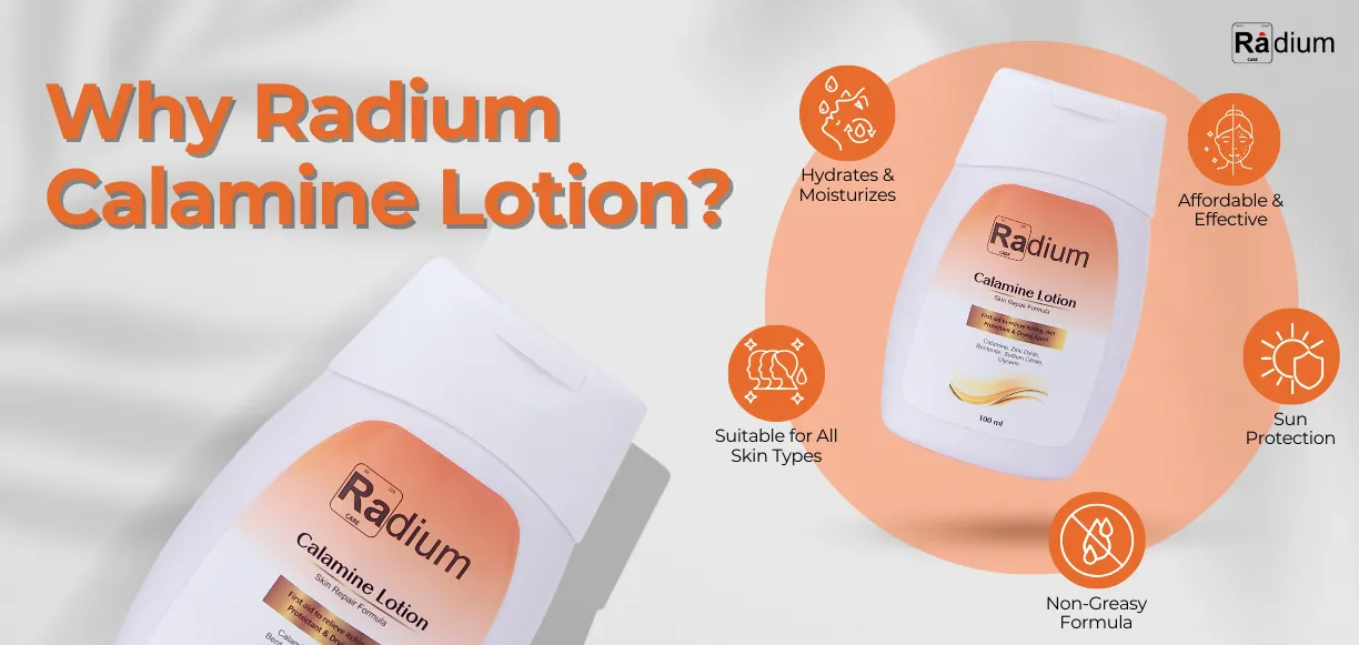 Why radiu calamine lotion