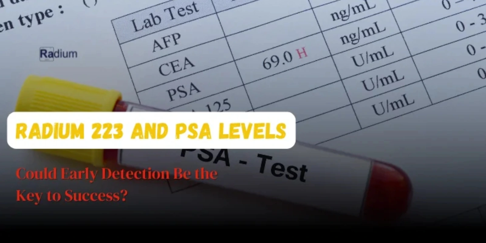 Radium223 and PSA levels