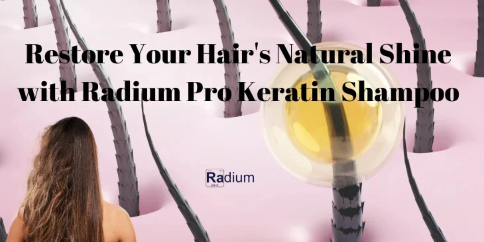 Hair's natural shine